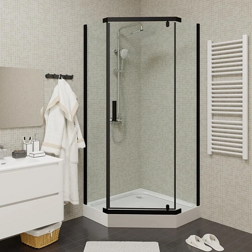 Душевой уголок Parly ZPE911BE с поддоном 90х90х190 Душевой уголок Parly ZPE911BE с поддоном 90х90х190