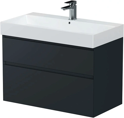 Тумба под раковину Allen Brau Infinity 85 1.210026.AM антрацит матовый Тумба под раковину Allen Brau Infinity 85 1.210026.AM антрацит матовый