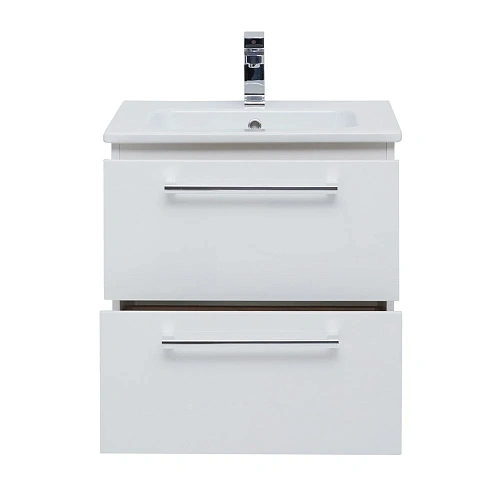 Тумба под раковину DREJA GIO, 60 см, подвесная, 2 ящика, белый глянец 77.0101W Тумба под раковину DREJA GIO, 60 см, подвесная, 2 ящика, белый глянец 77.0101W