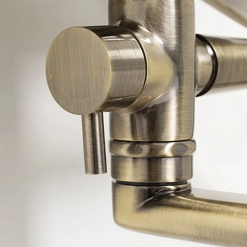 Смеситель для ванны WasserKRAFT Exter 1602L светлая бронза Смеситель для ванны WasserKRAFT Exter 1602L светлая бронза