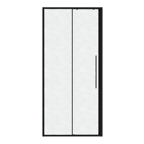 Душевая дверь Niagara Nova NG-84-L10CHB (100х195) черный матовый, раздвижная влево, стекло шиншилла Душевая дверь Niagara Nova NG-84-L10CHB (100х195) черный матовый, раздвижная влево, стекло шиншилла