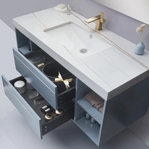 Тумба с раковиной Orans BC-1129-1200 столешница RB003, раковина, цвет: PU032 (1200x550x550) 11291200 Тумба с раковиной Orans BC-1129-1200 столешница RB003, раковина, цвет: PU032 (1200x550x550) 11291200