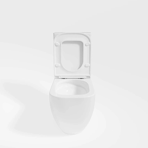 Унитаз напольный Vincea Tornado Bien VT2-51T белый, ультратонкое сиденье, soft-close, P-trap Унитаз напольный Vincea Tornado Bien VT2-51T белый, ультратонкое сиденье, soft-close, P-trap