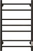 Полотенцесушитель электрический EWRIKA Сафо АС3 80х50, черный 479426