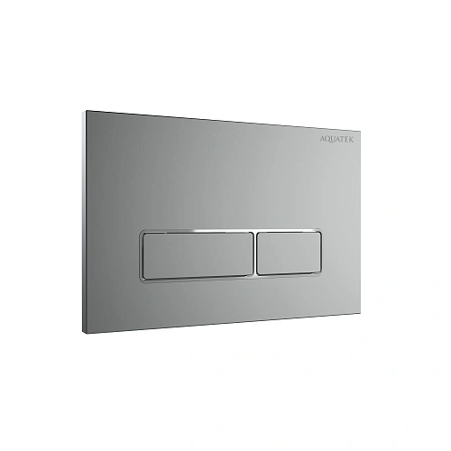 Клавиша смыва Aquatek KDI-0000063 HC хром матовый ободок хром Клавиша смыва Aquatek KDI-0000063 HC хром матовый ободок хром