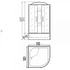 Душевая кабина River TEMZA 90/46 МТ 10000000212 Душевая кабина River TEMZA 90/46 МТ 10000000212