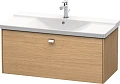 Тумба под раковину Duravit Brioso BR402201052 подвесная 102 см Европейский дуб Тумба под раковину Duravit Brioso BR402201052 подвесная 102 см Европейский дуб