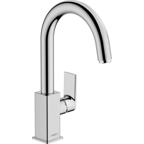 Смеситель для раковины Hansgrohe Vernis Shape 210, со сливным гарнитуром 71564000, хром Смеситель для раковины Hansgrohe Vernis Shape 210, со сливным гарнитуром 71564000, хром
