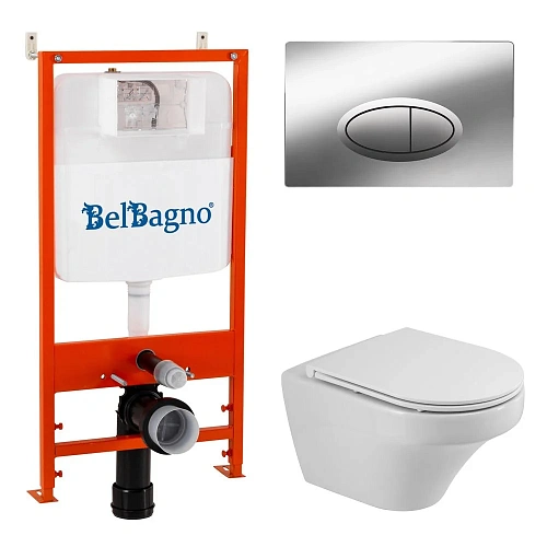 Комплект унитаза Cezares DUET CZR-2462-TH-TOR с сиденьем CZR-870-SC инсталляцией BB026 и клавишей смыва BB051CR Комплект унитаза Cezares DUET CZR-2462-TH-TOR с сиденьем CZR-870-SC инсталляцией BB026 и клавишей смыва BB051CR