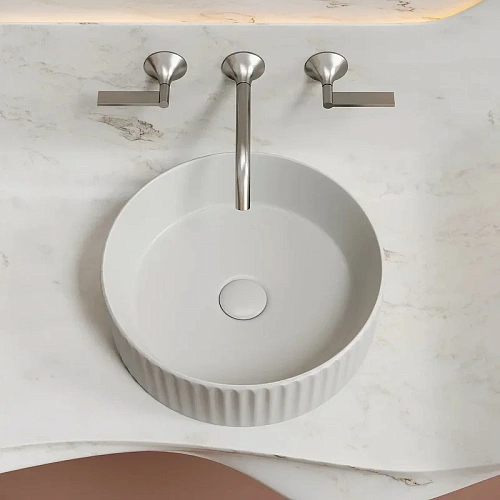 Раковина Ceramica Nova ELEMENT CN6057MSG серый матовый накладная Раковина Ceramica Nova ELEMENT CN6057MSG серый матовый накладная