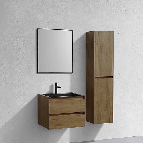 Тумба под раковину Vincea Luka 600 подвесная, 2 выкатных ящика soft-close, T.Oak VMC-2L600TO Тумба под раковину Vincea Luka 600 подвесная, 2 выкатных ящика soft-close, T.Oak VMC-2L600TO