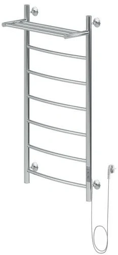 Полотенцесушитель электрический Aquanet Romeo 100х50 Тэн справа, с полкой 00281992 Полотенцесушитель электрический Aquanet Romeo 100х50 Тэн справа, с полкой 00281992