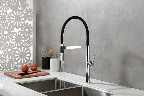 Смеситель для кухни Paulmark Leader хром Le214101-CR Смеситель для кухни Paulmark Leader хром Le214101-CR