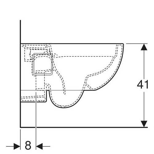 Унитаз подвесной Geberit Renova Premium безободковый 203070000 Унитаз подвесной Geberit Renova Premium безободковый 203070000