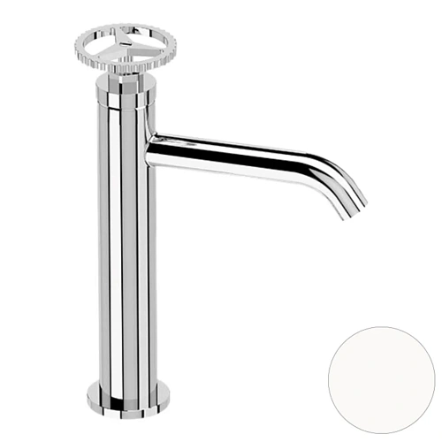 Смеситель для раковины Remer Chrono CH12ABO, белый матовый Смеситель для раковины Remer Chrono CH12ABO, белый матовый