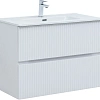 Тумба под раковину Aquanet Джейн 90 белый матовый 00313287 напольная/подвесная Тумба под раковину Aquanet Джейн 90 белый матовый 00313287 напольная/подвесная