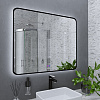 Зеркало GROSSMAN ELEGANS-норма BLACK (900x800x45) LED с сенсорным выключателем и подогревом 1790802 Зеркало GROSSMAN ELEGANS-норма BLACK (900x800x45) LED с сенсорным выключателем и подогревом 1790802