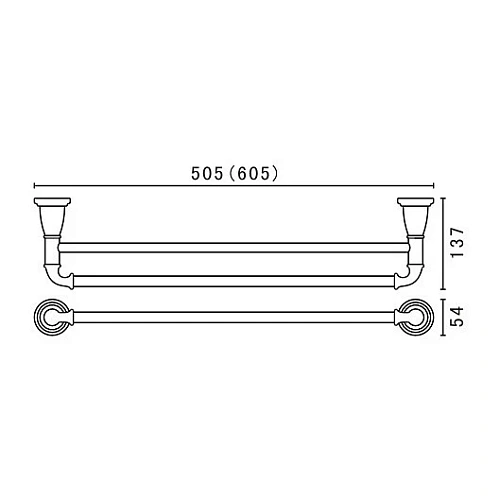 Полотенцедержатель ART&MAX BIANCHI AM-E-2609-D-Do золото Полотенцедержатель ART&MAX BIANCHI AM-E-2609-D-Do золото