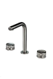 Смеситель для раковины Boheme PRESTIGE 152-GM-PR на 3 отверстия GUN METAL Смеситель для раковины Boheme PRESTIGE 152-GM-PR на 3 отверстия GUN METAL