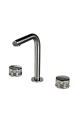 Смеситель для раковины Boheme PRESTIGE 152-GM-PR на 3 отверстия GUN METAL Смеситель для раковины Boheme PRESTIGE 152-GM-PR на 3 отверстия GUN METAL