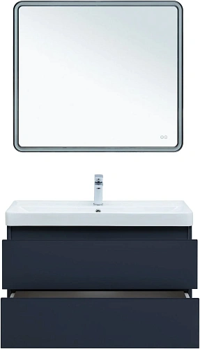 Тумба под раковину Aquanet Вега 2.0 90 маренго 00337950 подвесная Тумба под раковину Aquanet Вега 2.0 90 маренго 00337950 подвесная