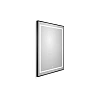 Зеркало BelBagno SPC-KRAFT-600-800-LED-TCH-WARM-NERO 600x32x800 мм с подсветкой сенсорным выключателем и подогревом Зеркало BelBagno SPC-KRAFT-600-800-LED-TCH-WARM-NERO 600x32x800 мм с подсветкой сенсорным выключателем и подогревом