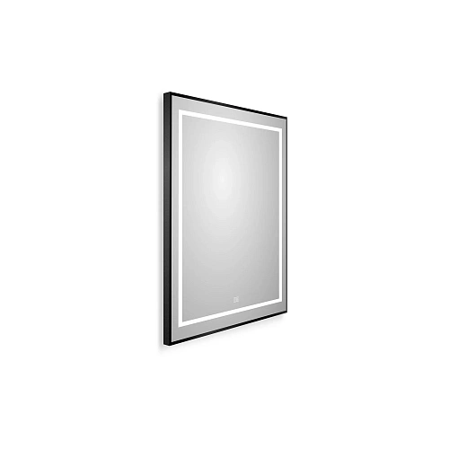 Зеркало BelBagno SPC-KRAFT-600-800-LED-TCH-WARM-NERO 600x32x800 мм с подсветкой сенсорным выключателем и подогревом Зеркало BelBagno SPC-KRAFT-600-800-LED-TCH-WARM-NERO 600x32x800 мм с подсветкой сенсорным выключателем и подогревом