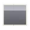 Зеркальный шкаф Lemark ELEMENT 90х80 см с подсветкой, с розеткой, белый LM90ZS-E Зеркальный шкаф Lemark ELEMENT 90х80 см с подсветкой, с розеткой, белый LM90ZS-E