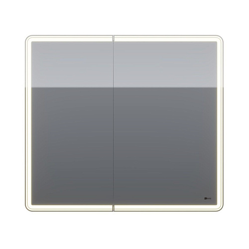 Зеркальный шкаф Lemark ELEMENT 90х80 см с подсветкой, с розеткой, белый LM90ZS-E Зеркальный шкаф Lemark ELEMENT 90х80 см с подсветкой, с розеткой, белый LM90ZS-E