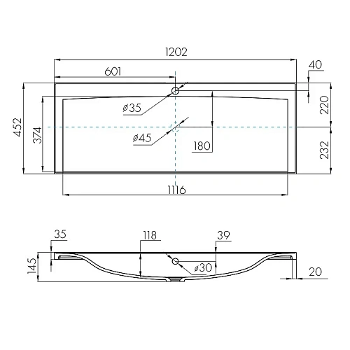 Раковина Aquaton Айрис 120 1A729631AG010 Раковина Aquaton Айрис 120 1A729631AG010