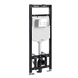 Инсталляция для унитаза WasserKRAFT Alme 15TLT.010.ME.BN03 с клавишей смыва никель Инсталляция для унитаза WasserKRAFT Alme 15TLT.010.ME.BN03 с клавишей смыва никель