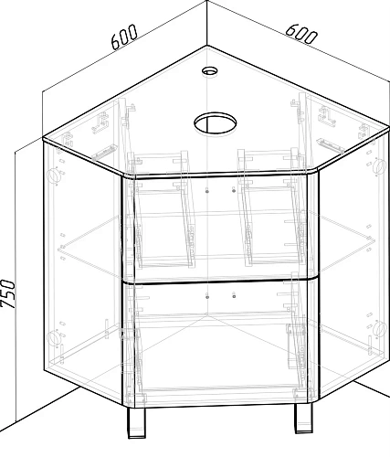 Тумба с раковиной STWORKI Лунд 60 белая, с раковиной на выбор 548145 Тумба с раковиной STWORKI Лунд 60 белая, с раковиной на выбор 548145