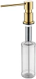 Дозатор жидкого мыла KRAFT, D003-G, золото, Paulmark Дозатор жидкого мыла KRAFT, D003-G, золото, Paulmark