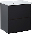Тумба под раковину Aquanet Милан 60 черный глянец 00269306 Тумба под раковину Aquanet Милан 60 черный глянец 00269306