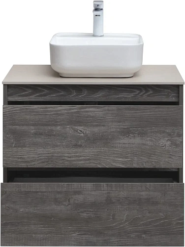 Тумба под раковину Aquanet Nova Lite 75 дуб серый (2 ящика) 00287890 Тумба под раковину Aquanet Nova Lite 75 дуб серый (2 ящика) 00287890