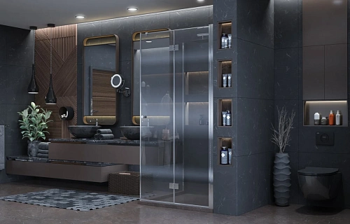 Душевой уголок Ambassador Diamond 12011105R (900x900x2000) Душевой уголок Ambassador Diamond 12011105R (900x900x2000)