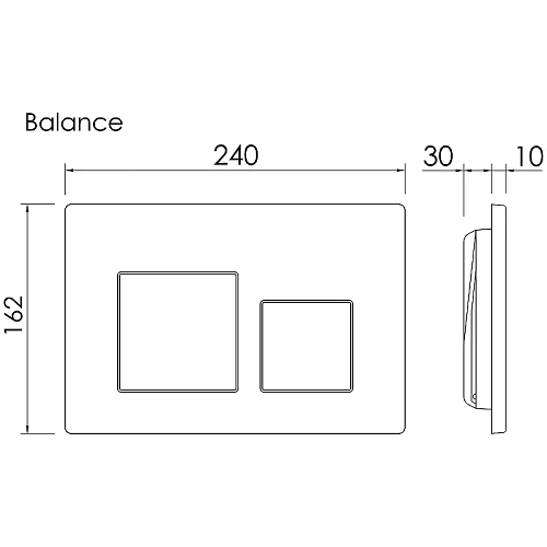 Инсталляция для унитаза Ceramica Nova Balance CN121002CH с кнопкой смыва Square хром глянцевый Инсталляция для унитаза Ceramica Nova Balance CN121002CH с кнопкой смыва Square хром глянцевый