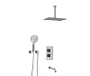 Душевая система WasserKRAFT A171568 Thermo встраиваемая хром