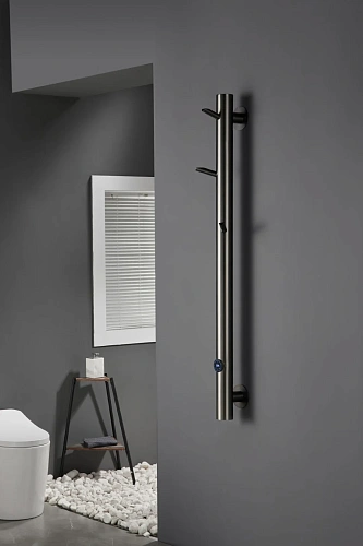 Полотенцесушитель электрический Boheme OAK 724-GM GUN METAL Полотенцесушитель электрический Boheme OAK 724-GM GUN METAL