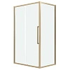 Душевой уголок GROSSMAN Cosmo 100.K33.02.110.32.00-200.K33.02.90.32.00 (110х90х195) раздвижная,золото сатин,стекло прозрачное