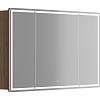 Картинка анонса товара «зеркальный шкаф sancos mirror mi120ech 1190x150х740 мм, с led подсветкой, дуб чарльстон»
