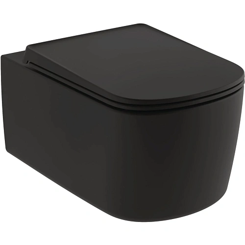 Унитаз подвесной Kludi RESA S 27WCSET39 керамический с сиденьем Унитаз подвесной Kludi RESA S 27WCSET39 керамический с сиденьем