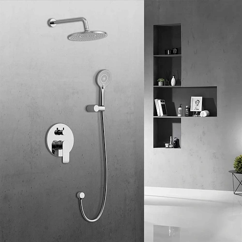 Душевая система Vincea Esse VSFW-1E1CH встраиваемая, 2 режима, ограничитель давления Hi Box, хром Душевая система Vincea Esse VSFW-1E1CH встраиваемая, 2 режима, ограничитель давления Hi Box, хром