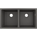 Кухонная мойка Hansgrohe S51 S510-U770 370/370 43434290, серый камень Кухонная мойка Hansgrohe S51 S510-U770 370/370 43434290, серый камень