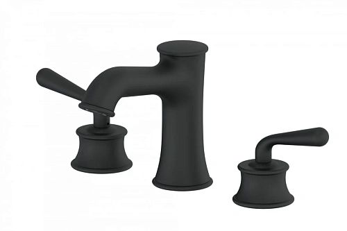 Смеситель для раковины Wonzon & Woghand на 3 отверстия, черный матовый (WW-88159008-MB) Смеситель для раковины Wonzon & Woghand на 3 отверстия, черный матовый (WW-88159008-MB)