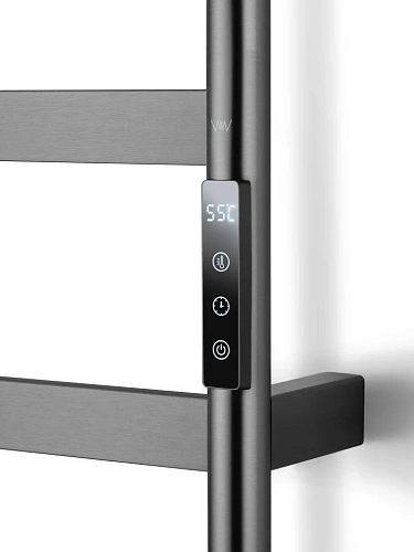 Полотенцесушитель электрический Wonzon & Woghand темный графит (WW-A204-GM) Полотенцесушитель электрический Wonzon & Woghand темный графит (WW-A204-GM)