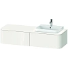 Тумба под раковину Duravit Happy D.2 Plus HP4934R2222 подвесная 160 см белая Тумба под раковину Duravit Happy D.2 Plus HP4934R2222 подвесная 160 см белая