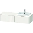 Тумба под раковину Duravit Happy D.2 Plus HP4934R2222 подвесная 160 см белая Тумба под раковину Duravit Happy D.2 Plus HP4934R2222 подвесная 160 см белая