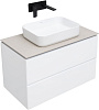 Картинка анонса товара «тумба под раковину allen brau infinity 1.21001.wm 85 white matt»