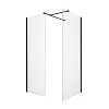 Картинка анонса товара «душевой уголок new trendy new modus black 140x80x200 exk-1288 (черный)»